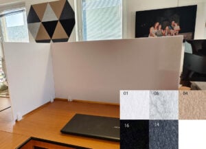 Bilnora Pannelli divisori per ufficio 120x60x1,2 cm