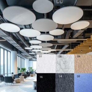 Bilnora insonorizzare soffitto Rotondo extra densi Ø120×1,2cm