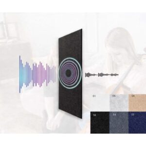 Bilnora insonorizzare soffitto Verticale extra densi 120x60x1,2cm