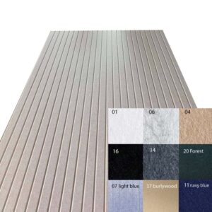Bilnora – Pannello acustico extra-spesso con motivo a righe – spessore 9 mm