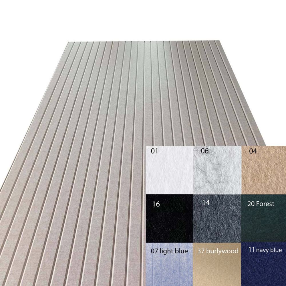 Bilnora – Pannello acustico extra-spesso con motivo a righe – spessore 9 mm