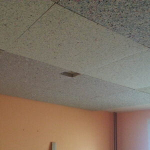 Elitexa naturale appena fissato al soffitto durante una ristrutturazione interna Elitexa naturale appena fissato al soffitto durante una ristrutturazione interna