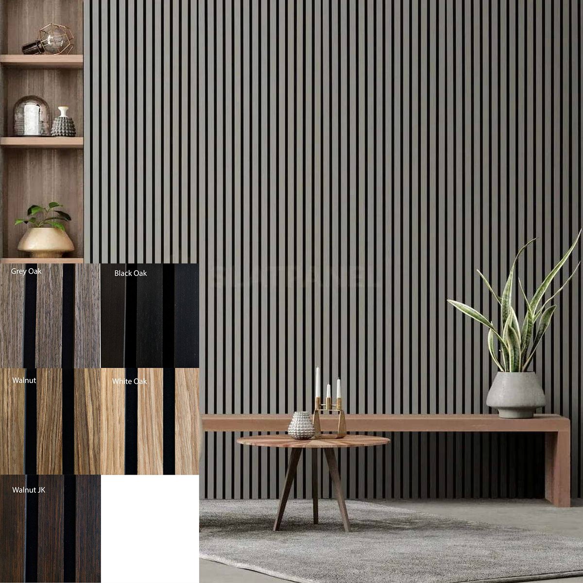 FREJA Pannelli Fonoassorbente in Legno 100x60x2,2cm. White Oak - Possiamo realizzarlo anche in dimensioni personalizzate