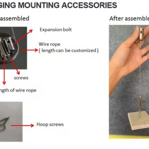 Gancio da Soffitto per Pannelli Acustici