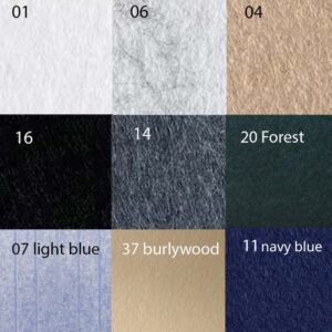 Lastre di feltro Bilnora a righe – Colori Lastre di feltro Bilnora a righe – Colori