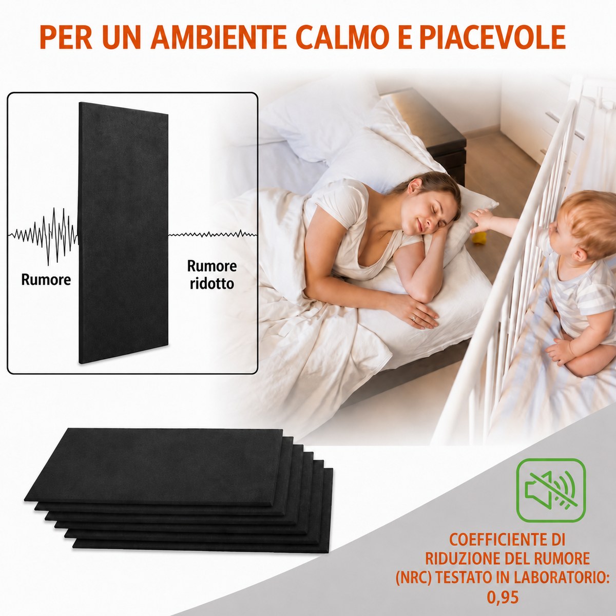 Pannelli acustici Bilnora per un ambiente tranquillo e piacevole
