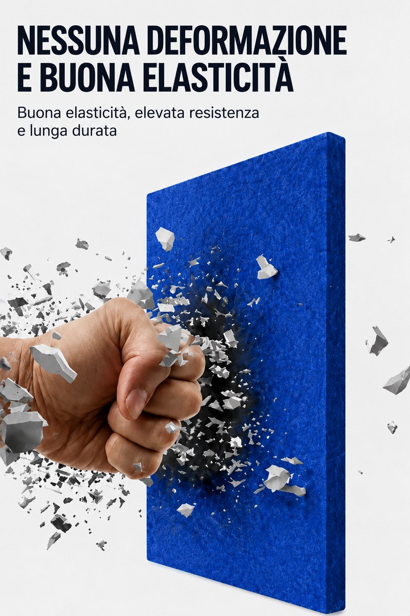 Pannello acustico Bilnora resistente alla deformazione ed elastico