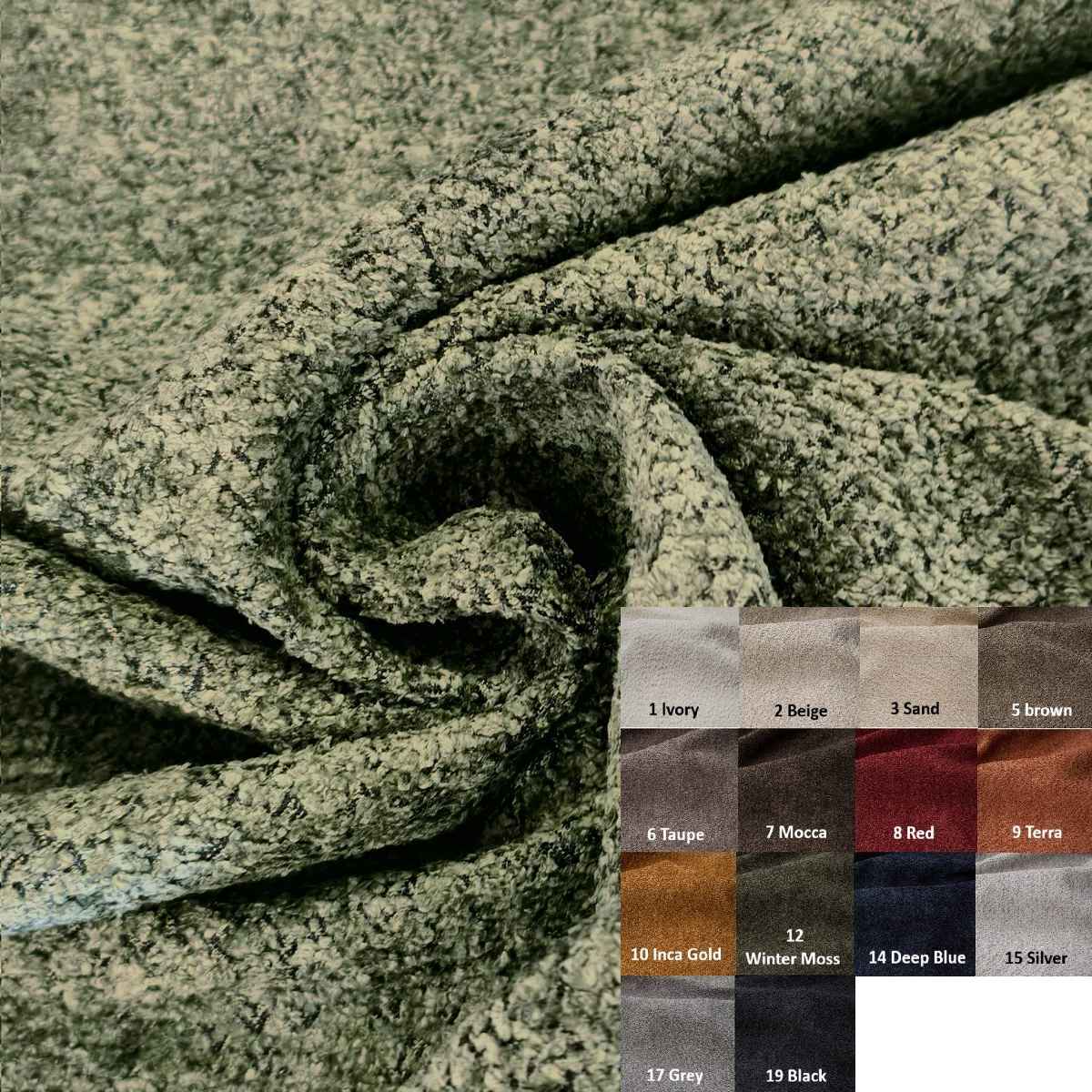 Anthology stoffa insonorizzante in bouclé