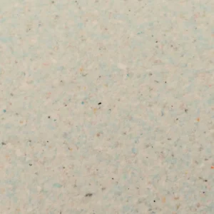 ellitexa-spugna-fonoisolante-contropareti-struttura Primo piano della spugna fonoisolante Ellitexa con struttura fibrosa compatta e caratteristica superficie chiara punteggiata da piccole fibre colorate.