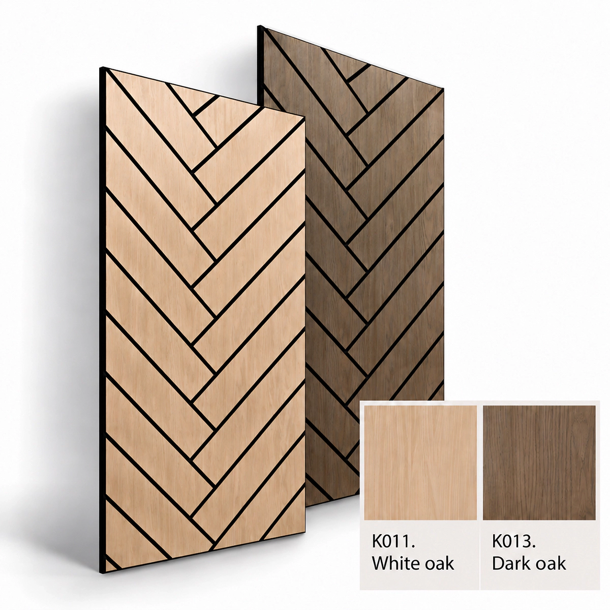 Freja Pannello Acustico Isolante Motivo Parquet 120x60x0,9cm