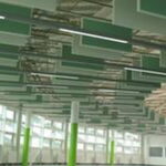 pannelli a soffitto verde
