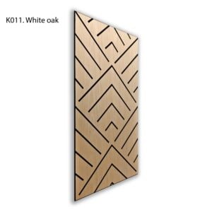 Pannello acustico da parete autoadesivo in rovere chiaro